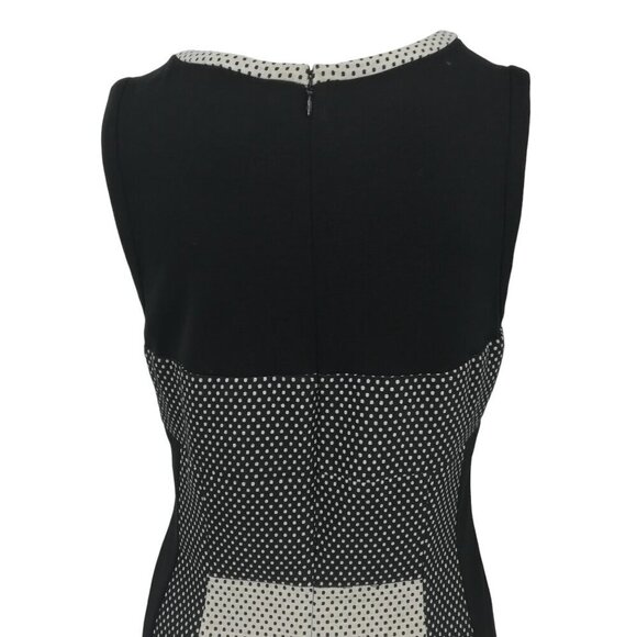 Yoana Baraschi Polka Dot Sleeveless Sheath Dress Size 6 Anthro Stretch Knit - Picture 7 of 10